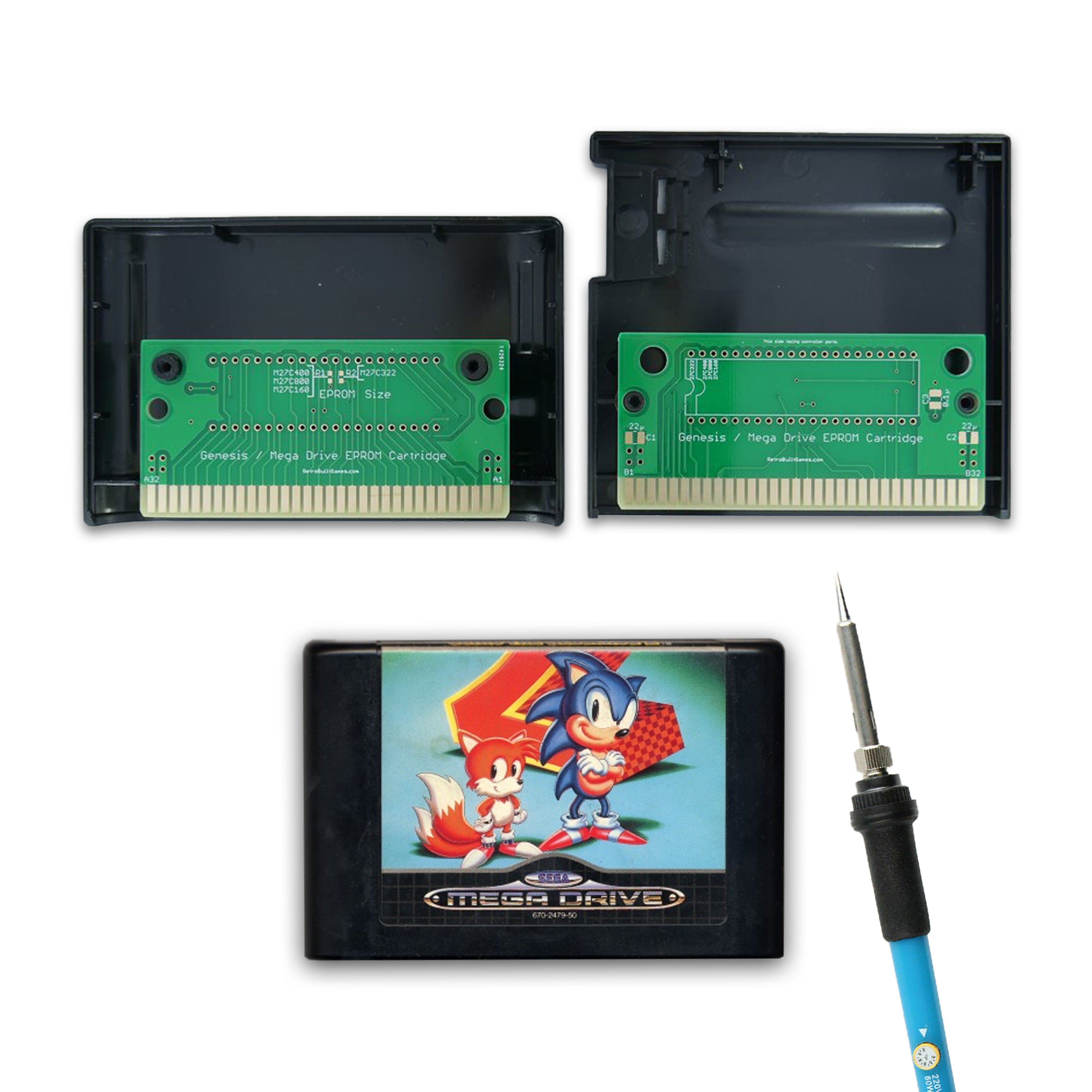 Sega Genesis Cartridge Repair & Battery Replacement Service (USA