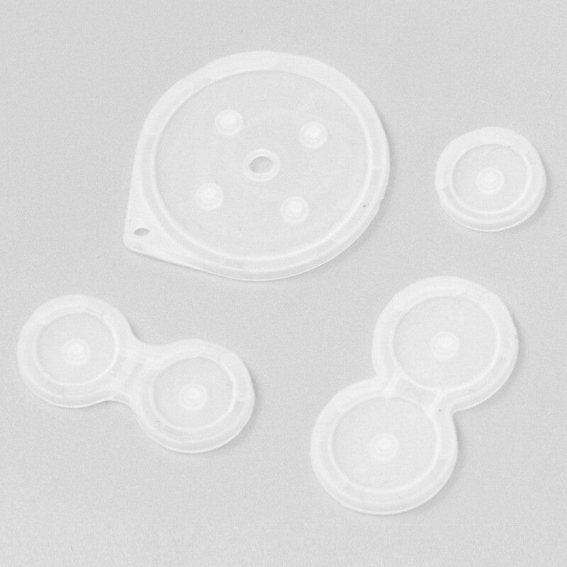 Game Boy Advance SP Rubber Pads (Clear)