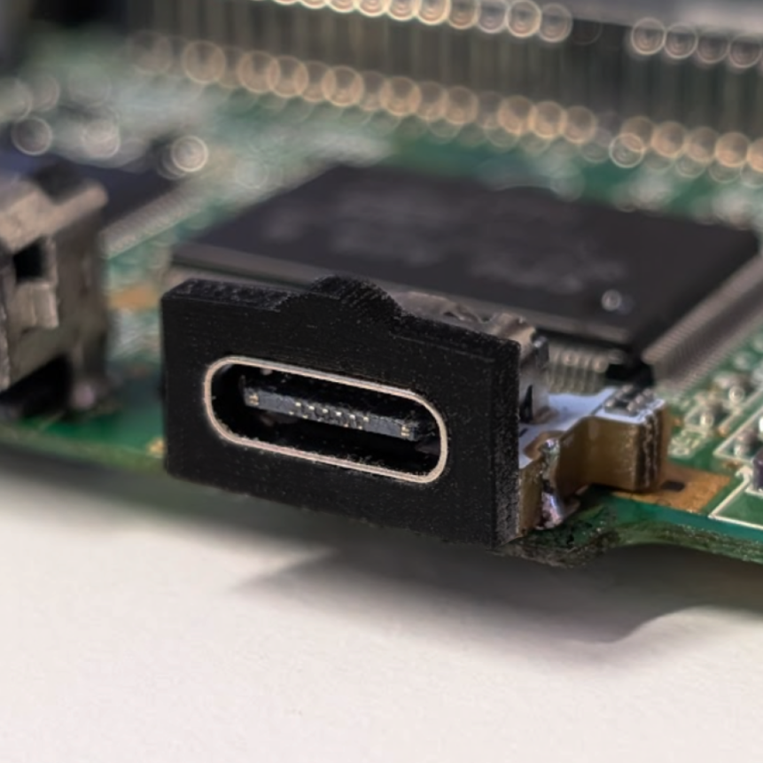 USB-C Charge and Audio Port for Game Boy Advance SP