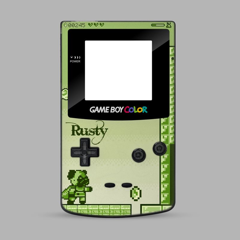 Gameboy Color Backing Shell Game Boy Color Printed Shell Kit – RetroSix US