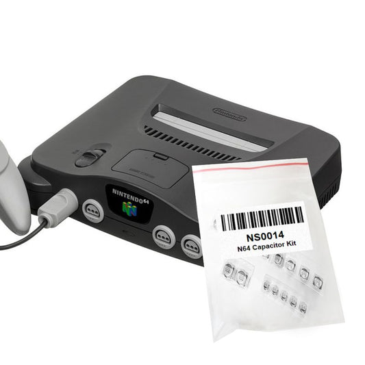N64 Capacitor Kit (Electrolytic) Ships Mid-November