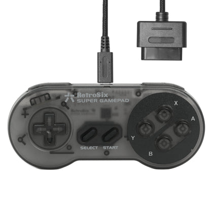 SNES Super GamePad+ (Clear Black)