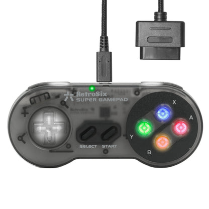 SNES Super GamePad+ (Clear Black)