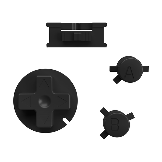 Game Boy Color Buttons (Matte Black)
